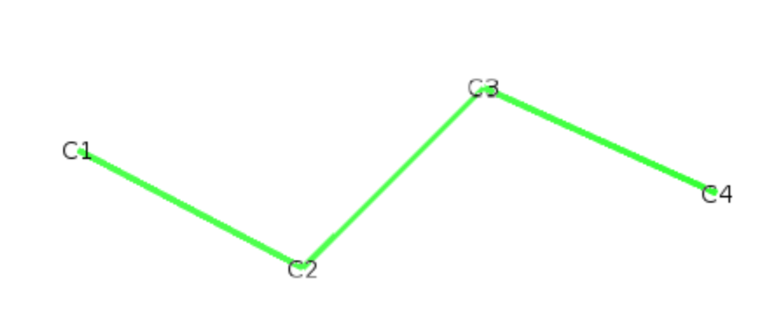 Butane without hydrogen